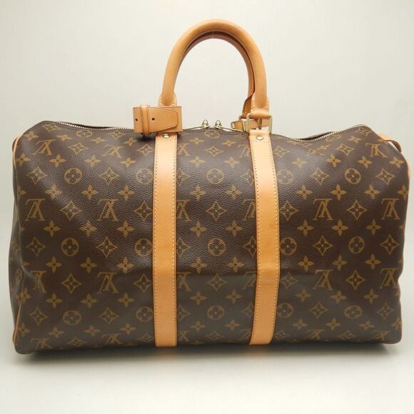 LOUIS VUITTON Brown Monogram Boston Bag - Picture 3 of 10